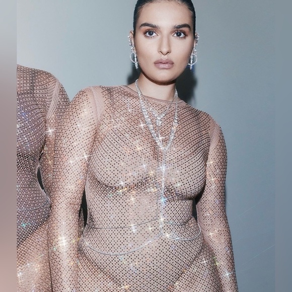 Swarovski x skims maxi dress 🤎 NIB - Picture 10 of 12